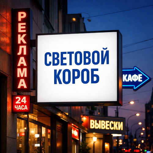 Световой короб купить в Ялте